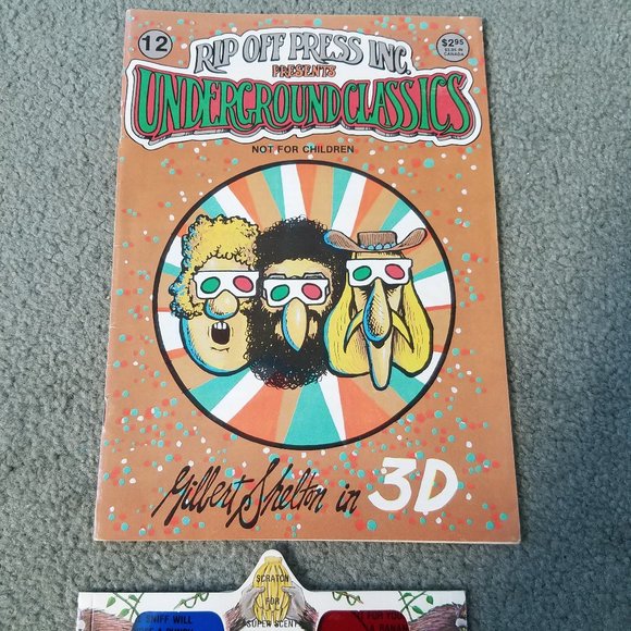 Underground Classics - Rip Off Press inc. 3D comic with glasses - Picture 1 of 4
